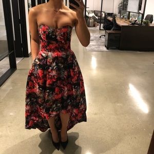 Parker High-Low Evening Gown
